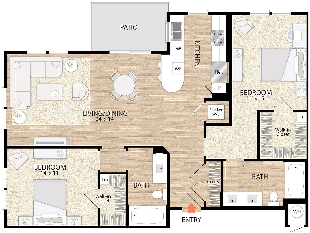 Floor plan Plan P