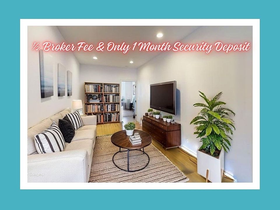 Only one month security deposit & 1/2 month broker fee!