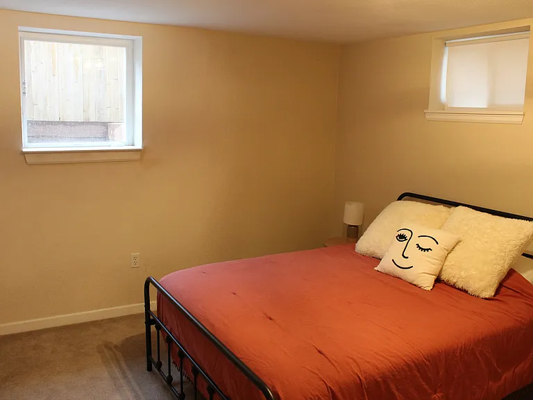5th bedroom in basement
