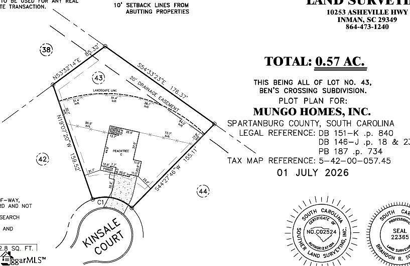 2nd image of 309 Kinsale Ct Lot 43