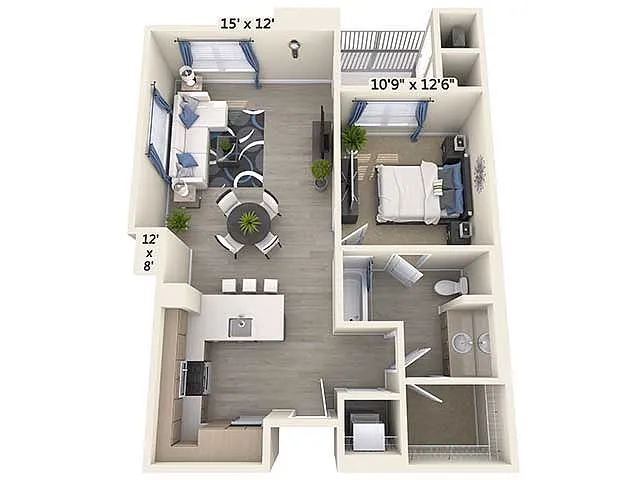 Floor plan A3-740sq