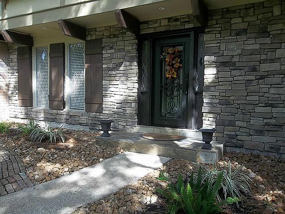 Updated Front Elevation with Stone Accent
