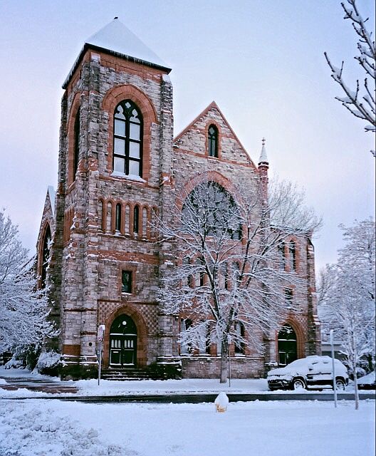 Front of the sanctuary lofts