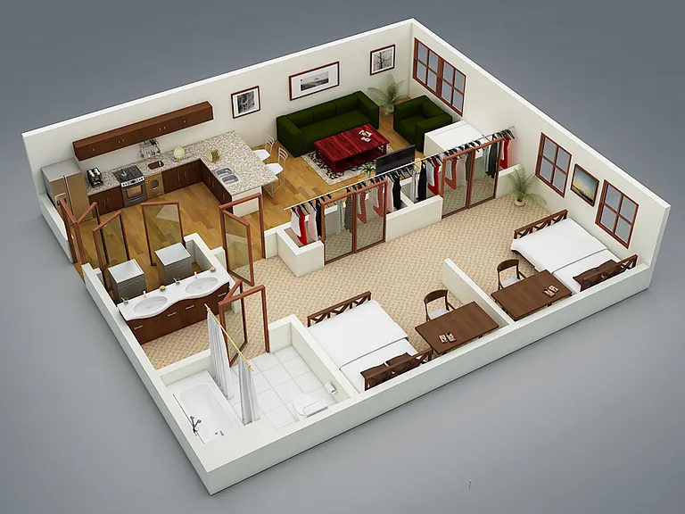 Metro Park East - MOD 4 - 1 Beds - 1 Baths - 336 Sq. ft.