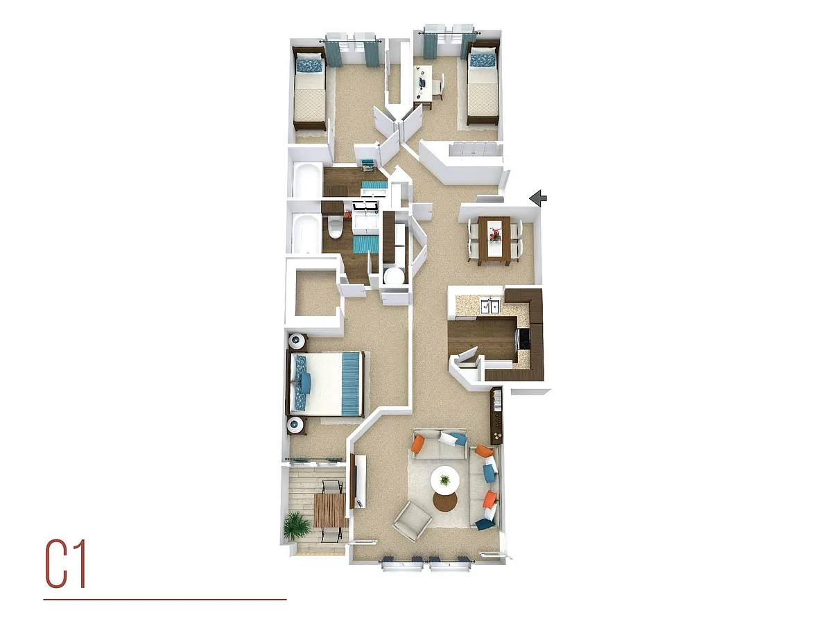 Floor plan C1