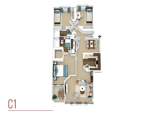 Floor plan C1