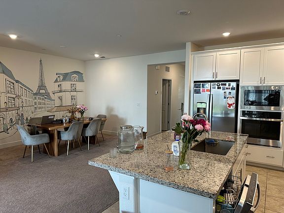 kitchen and dining room