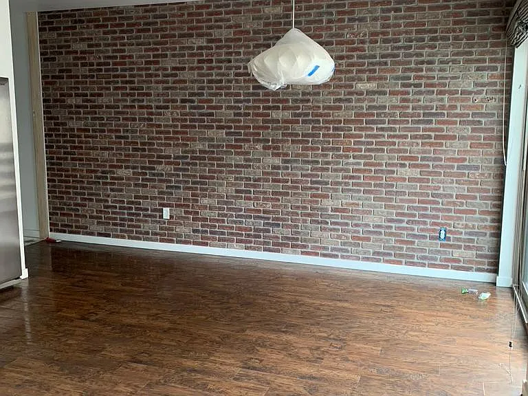 Exposed brick wall recently updated