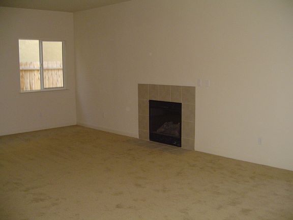 Living room with fireplace