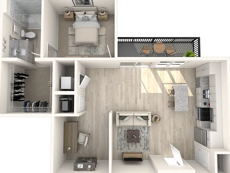 A4.1 | One Bedroom, One Bathroom + Den A4.1 | One Bedroom, One Bathroom + Den