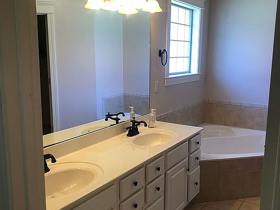 Master bath double sinks