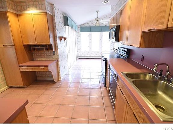 Large kitchen opens to dining area.