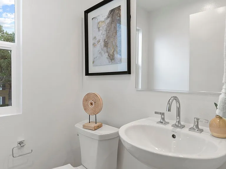 2nd floor powder room