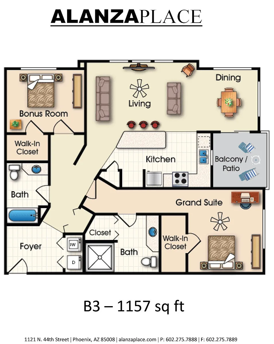 Floor plan Chambord