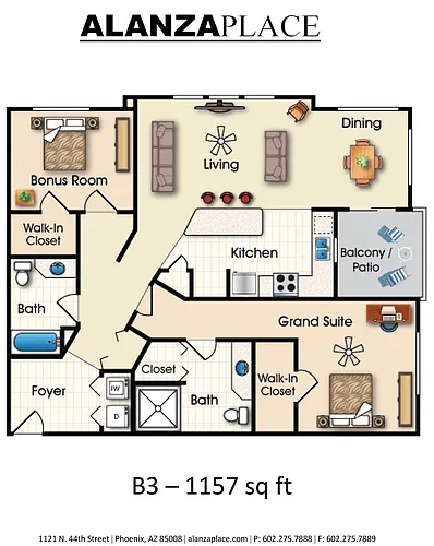 Floor plan Chambord