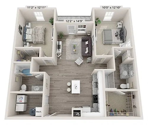 Floor plan B1