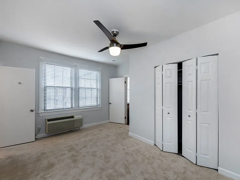 Carpeted bedroom