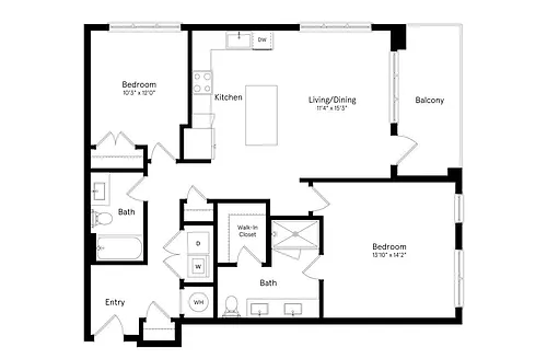 Floor plan B6