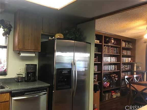 Kitchen/Dining and built in book shelf