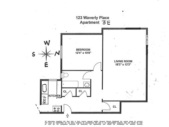 2nd image of 123 Waverly Pl #3E