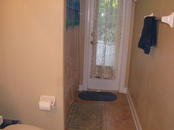 Bathroom with pool access