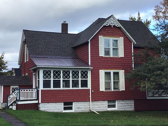 Back entry and covered porch