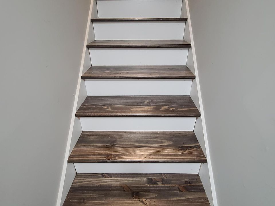 Renovated interior with new hardwood floors