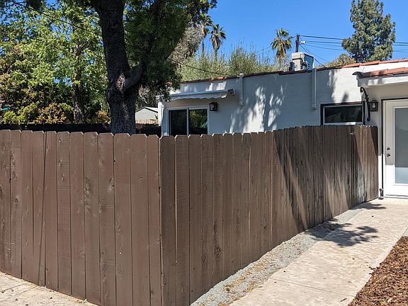 Fenced private yard.