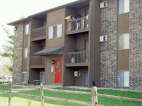 Front of apartment