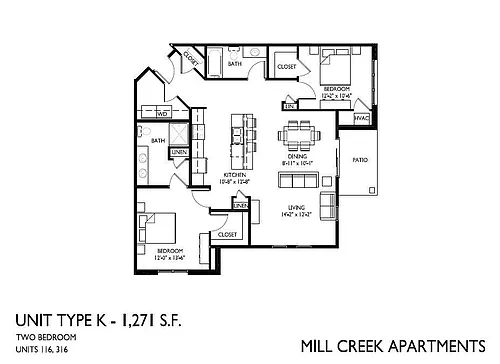 Floor plan K