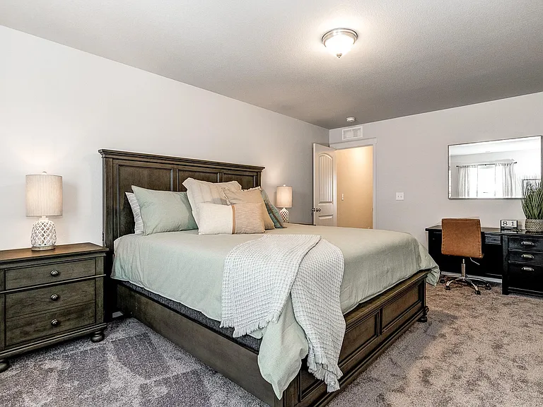 Large master Bedroom with workstation