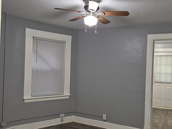 Bedroom near kitchen from living room view