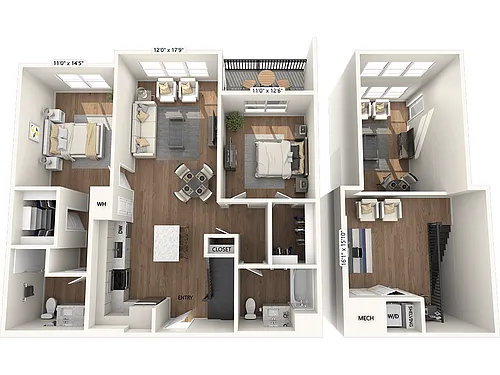 Floor plan BM08-L-Base Collection