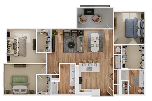 Floor plan 3A