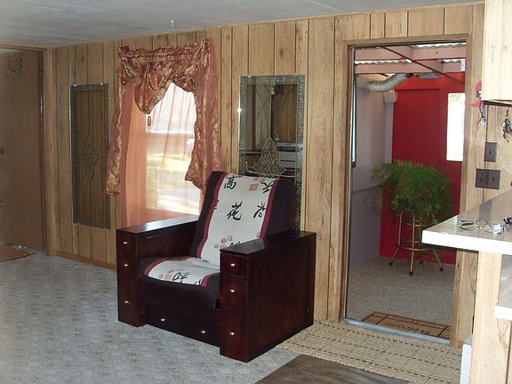 Front porch into Living room