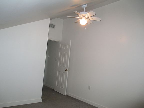 Upstairs master with walk in closet