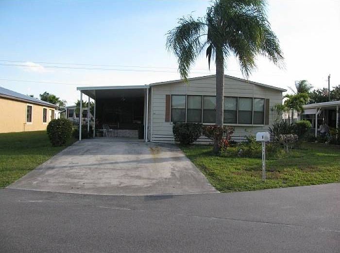 Front, facing north