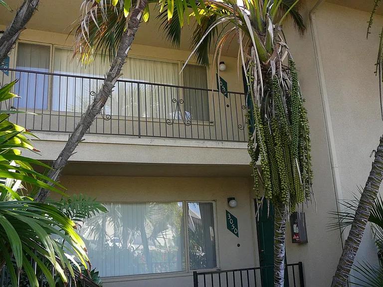 Outside front