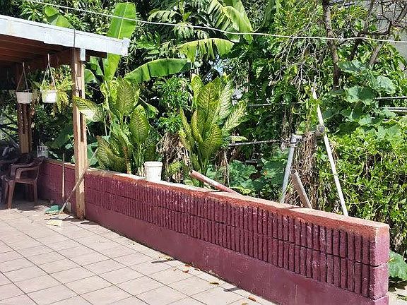 Backside terrace