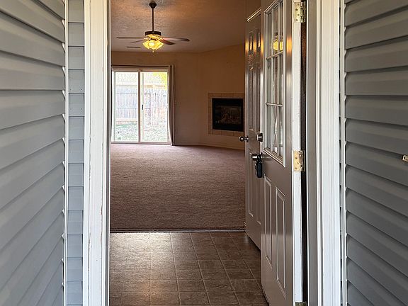 view of Great Room through open front door