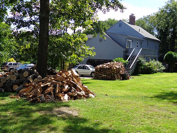 Back view of the home deck 