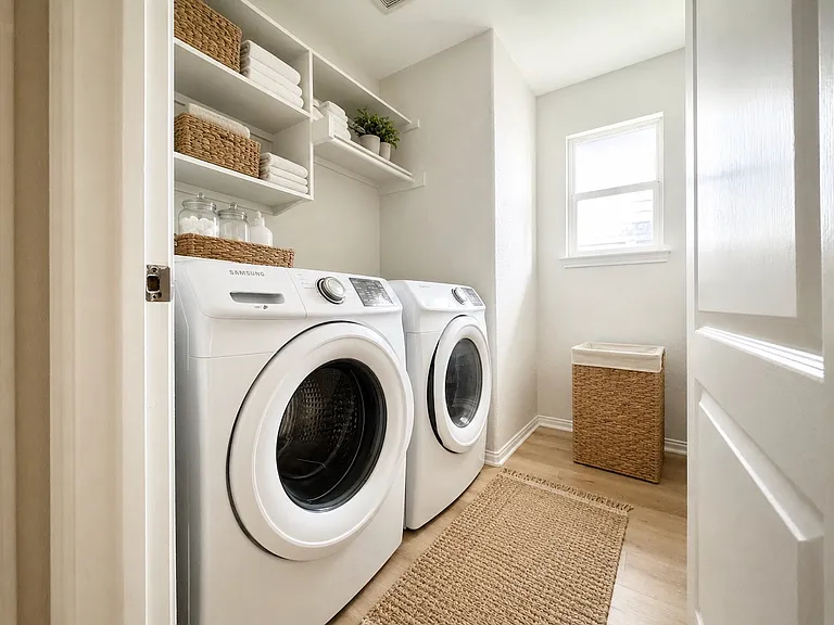 Laundry room - Front loading Washer and Dryer included