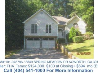 3849 Spring Meadow Dr, Acworth, GA 30101