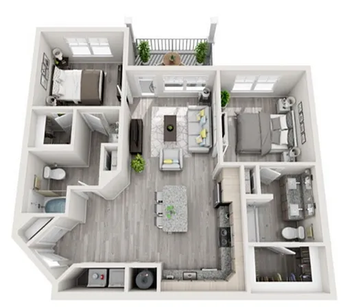 Floor plan B1