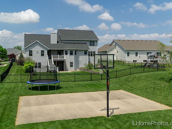View of the backyard