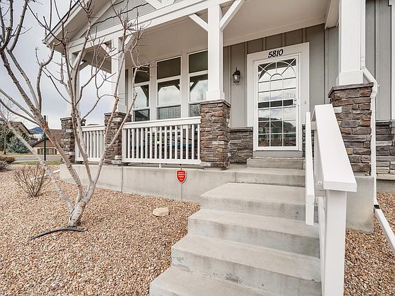 Inviting covered front porch.