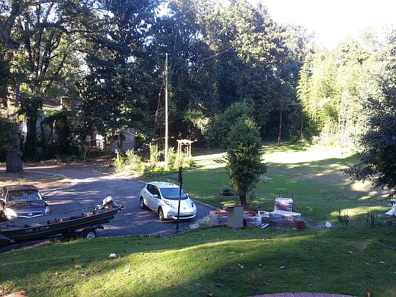 Parking area and yard