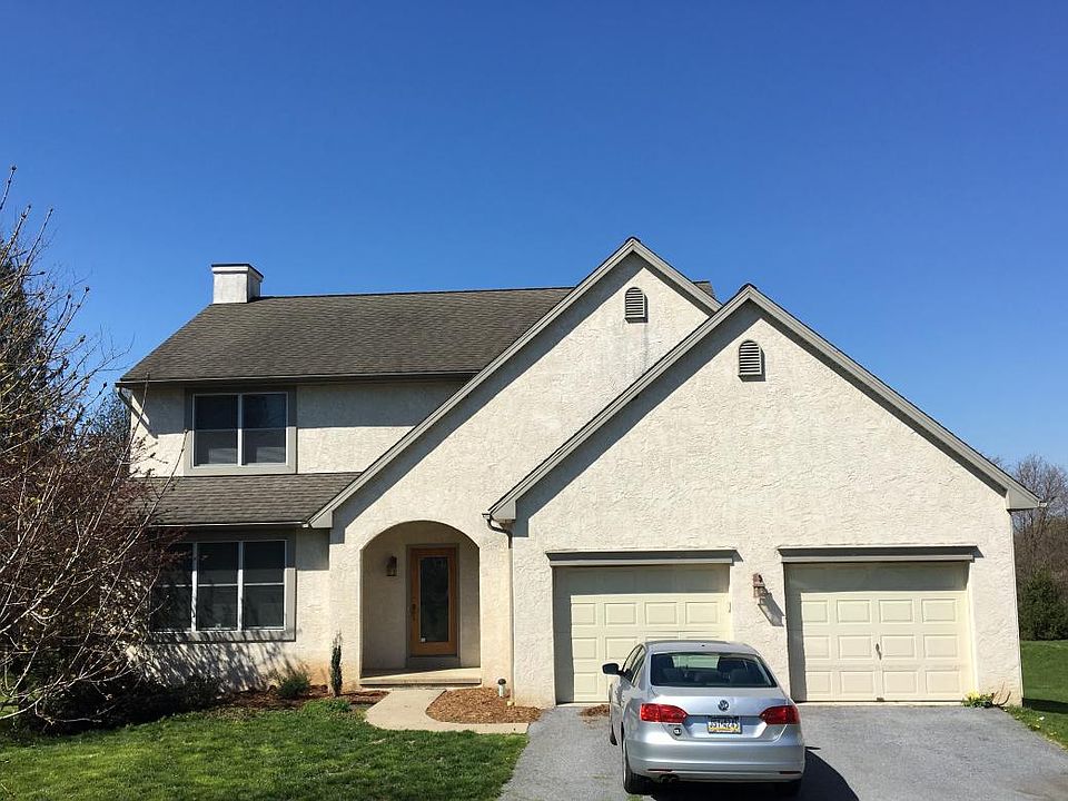 Single family home with a two car garage