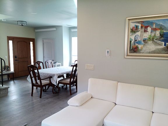 Living Room View of Front Foyer