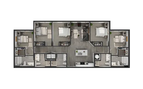 Floor plan 5A - 5X5